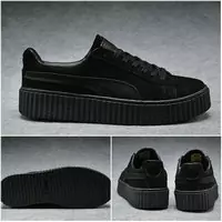 superstar puma rihanna zapatos baskets basses star black